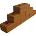 2pcs/mould FL2-10 interlocking hydraulic clay compressed earth brick press